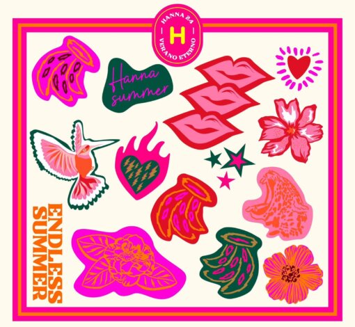 Plancha Stickers Hanna