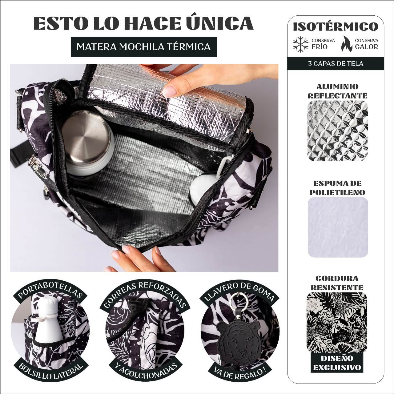 Alternative view of Mochila Matera Moana Tropicana