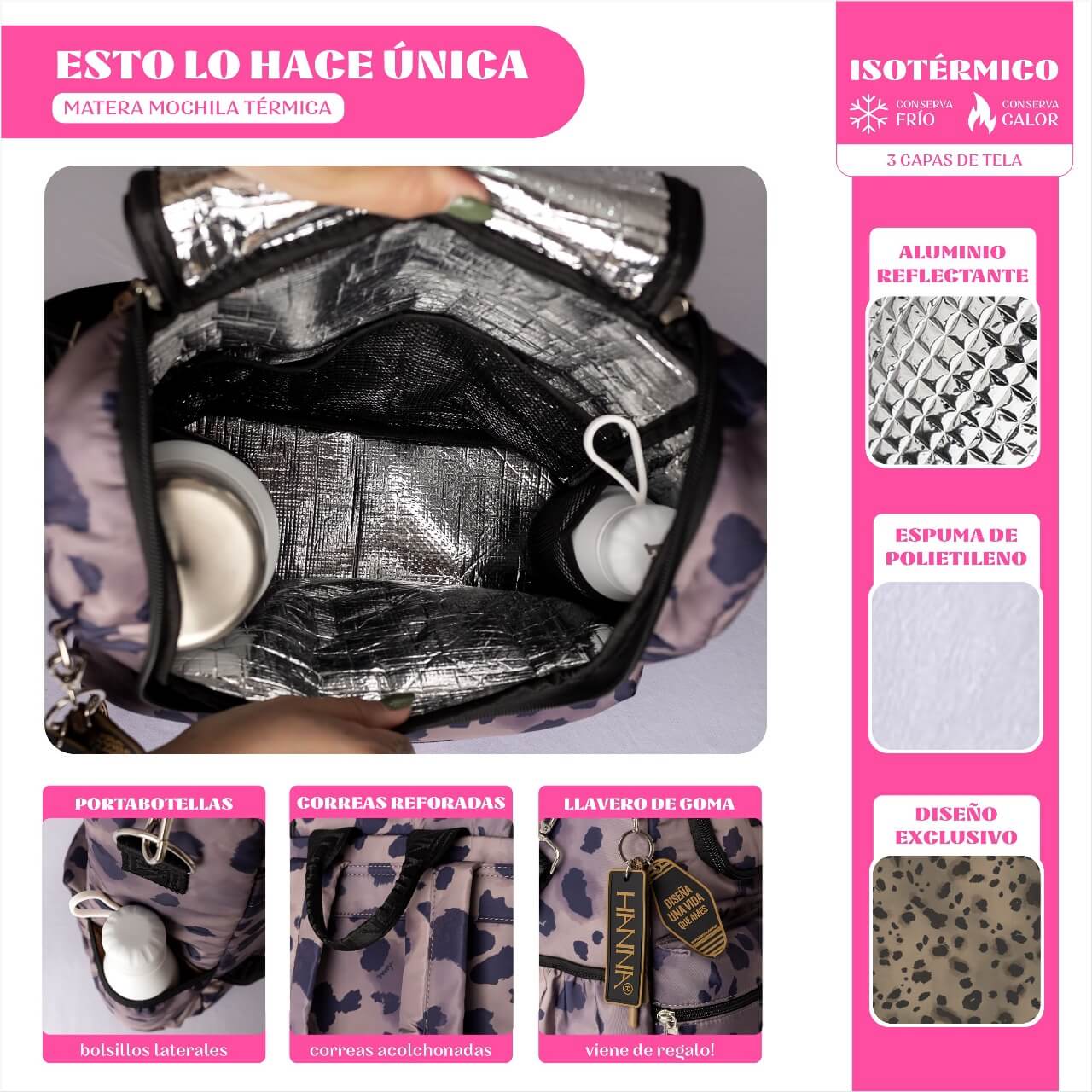 Alternative view of Mochila Matera Moana Print