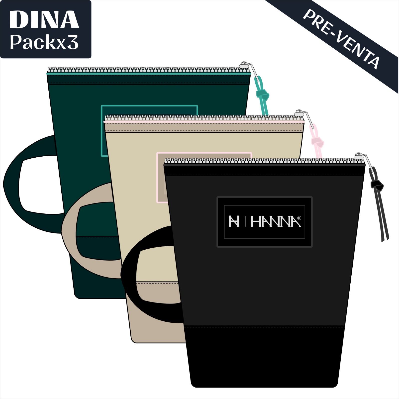 Dina Lisa Pack X3