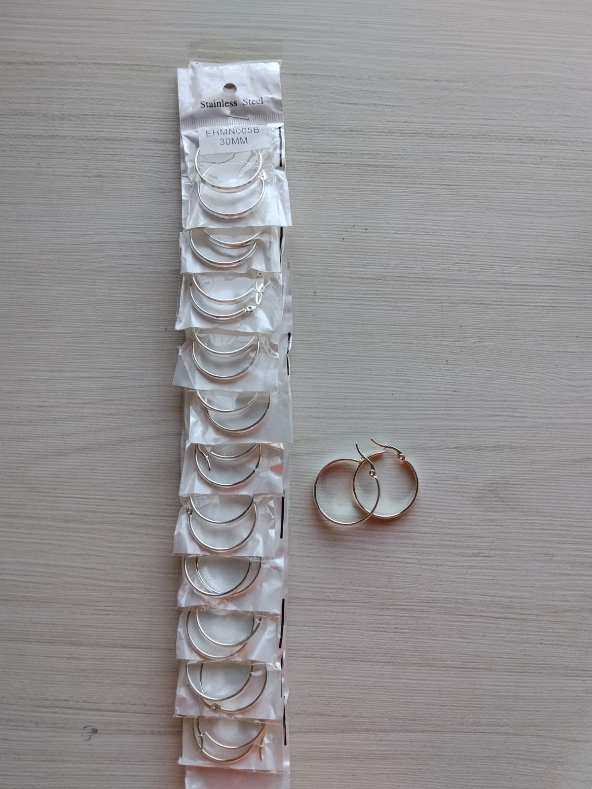 Packs Argolla Acero Blanco