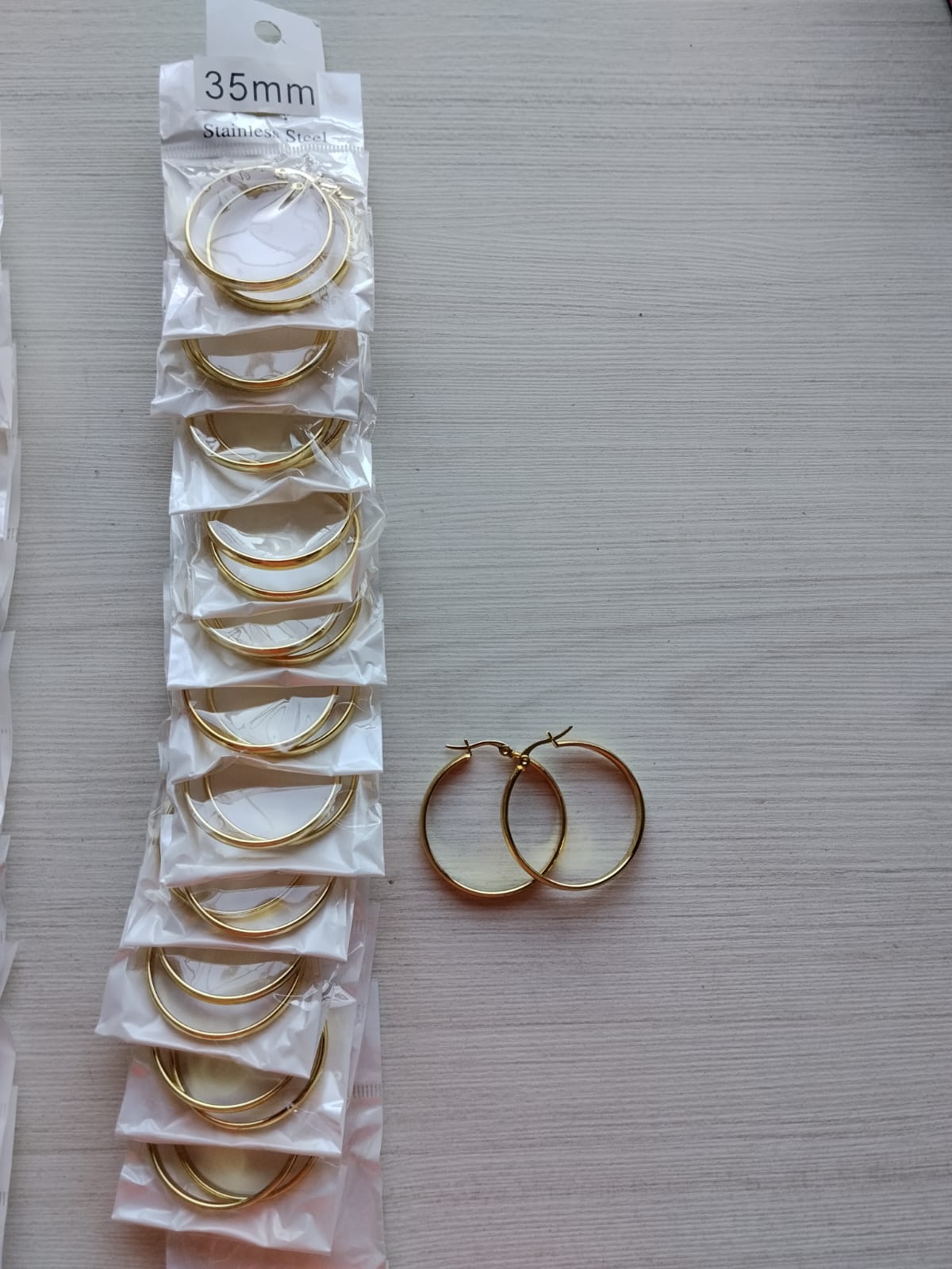 Packs de Argolla Dorada Acero