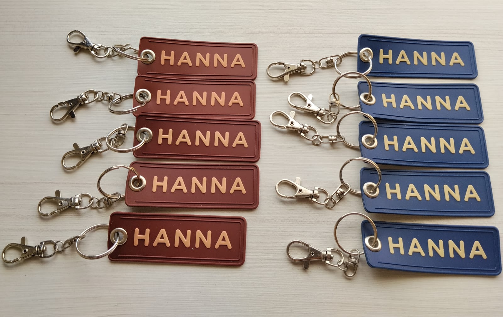 Set de llaveros Goma