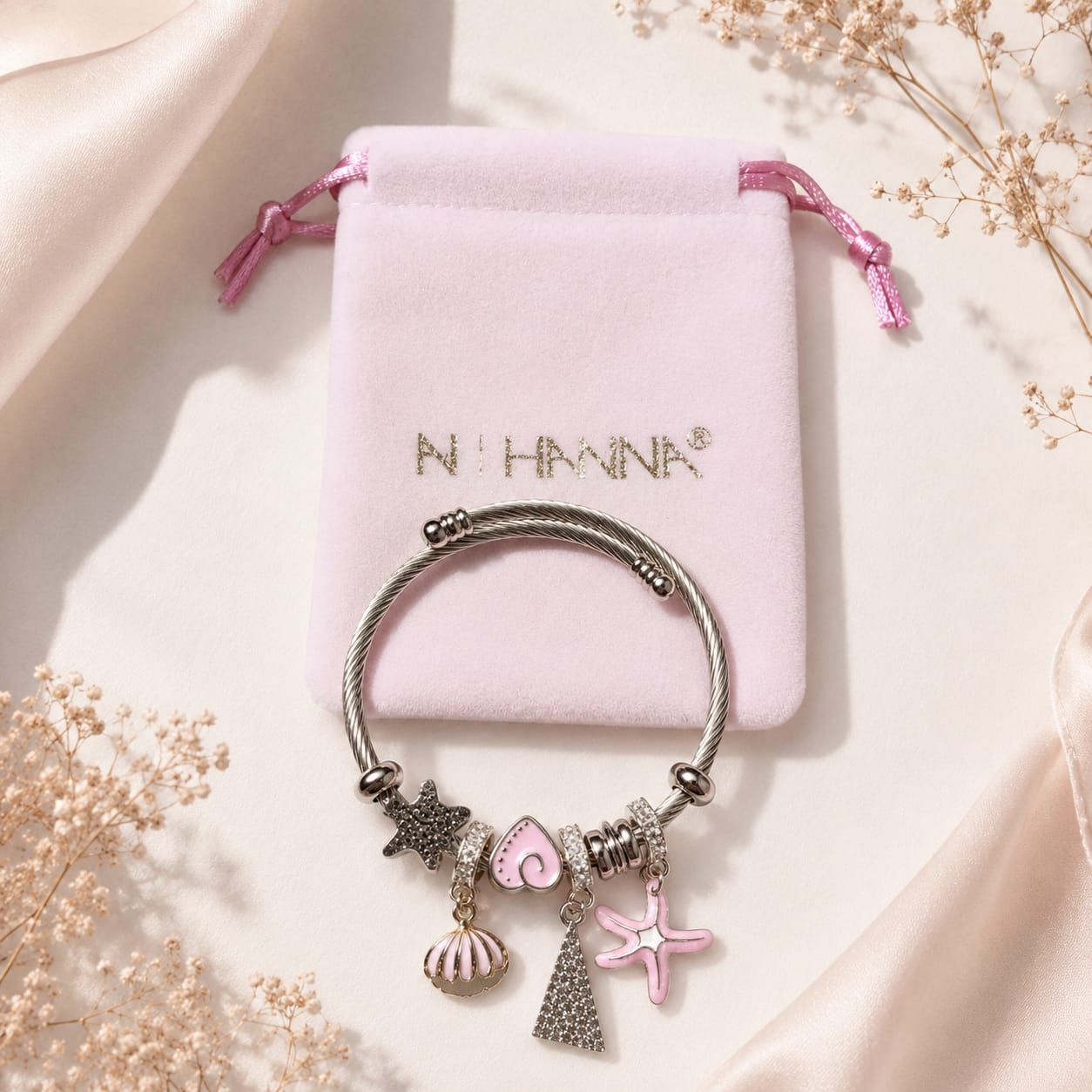 Pulsera Charms con Funda