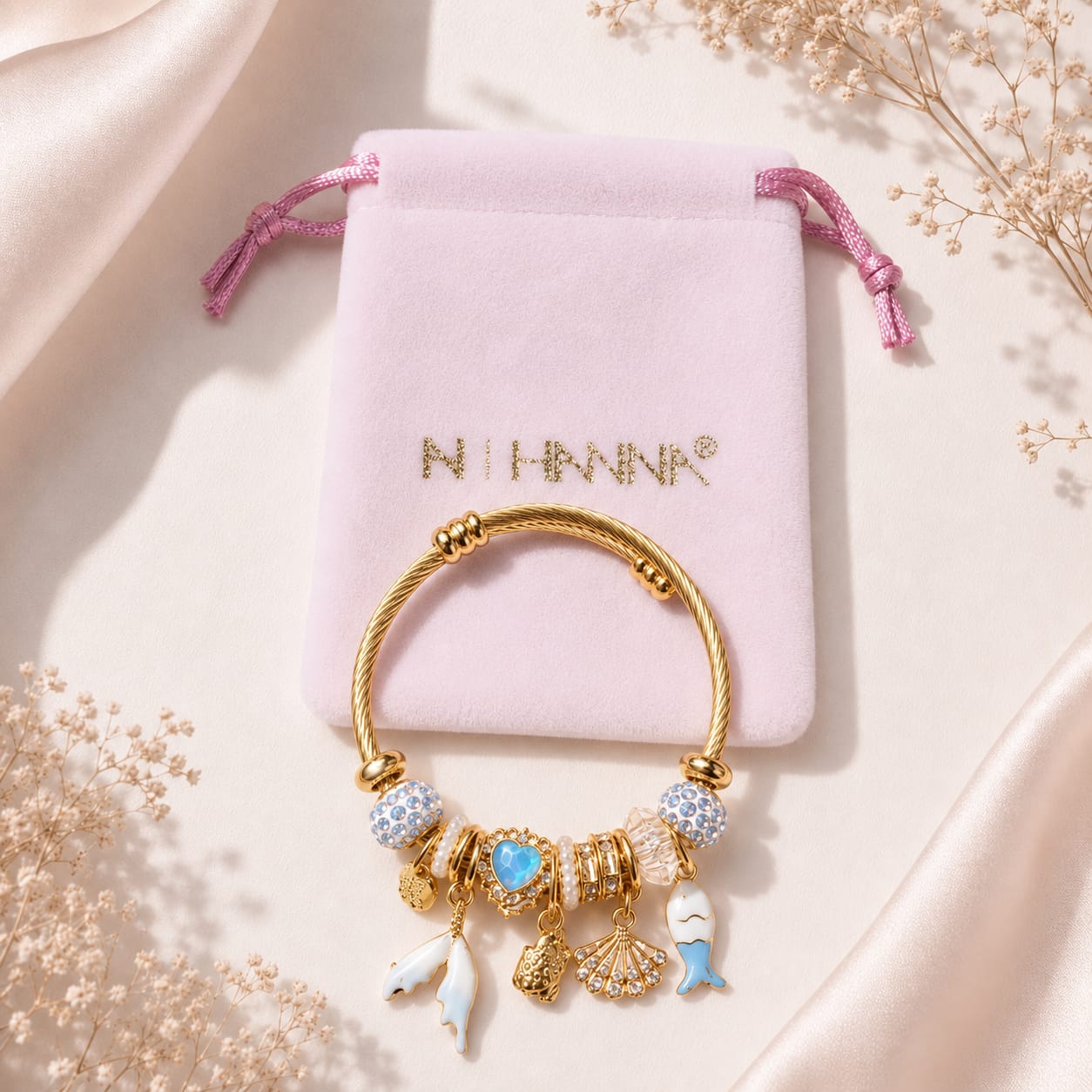 Pulsera Charms con Funda