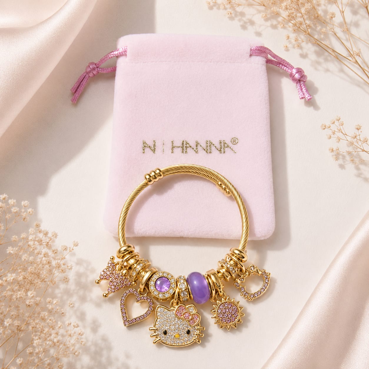 Pulsera Charms con Funda