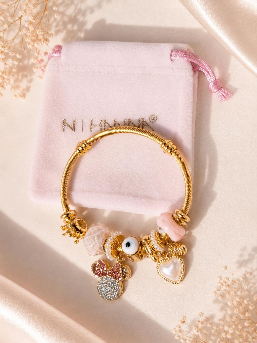 Pulsera Charms con Funda