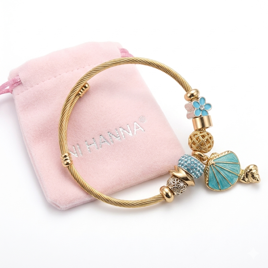 Set de Pulseras Charms con Fundas - Imagen 6